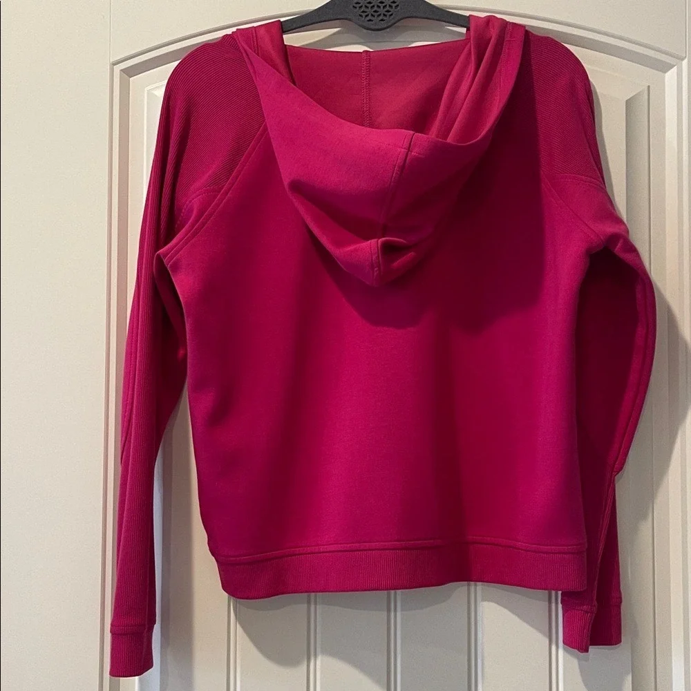 MTA Sport Girls‎ Half-Zip Hooded Pink Pullover XL 14/16
